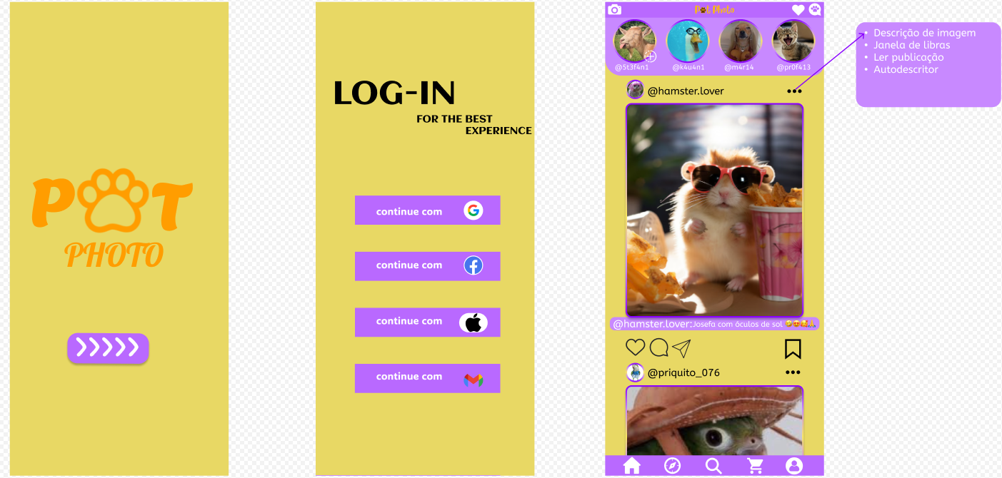 Imagem do projeto do FIGMA